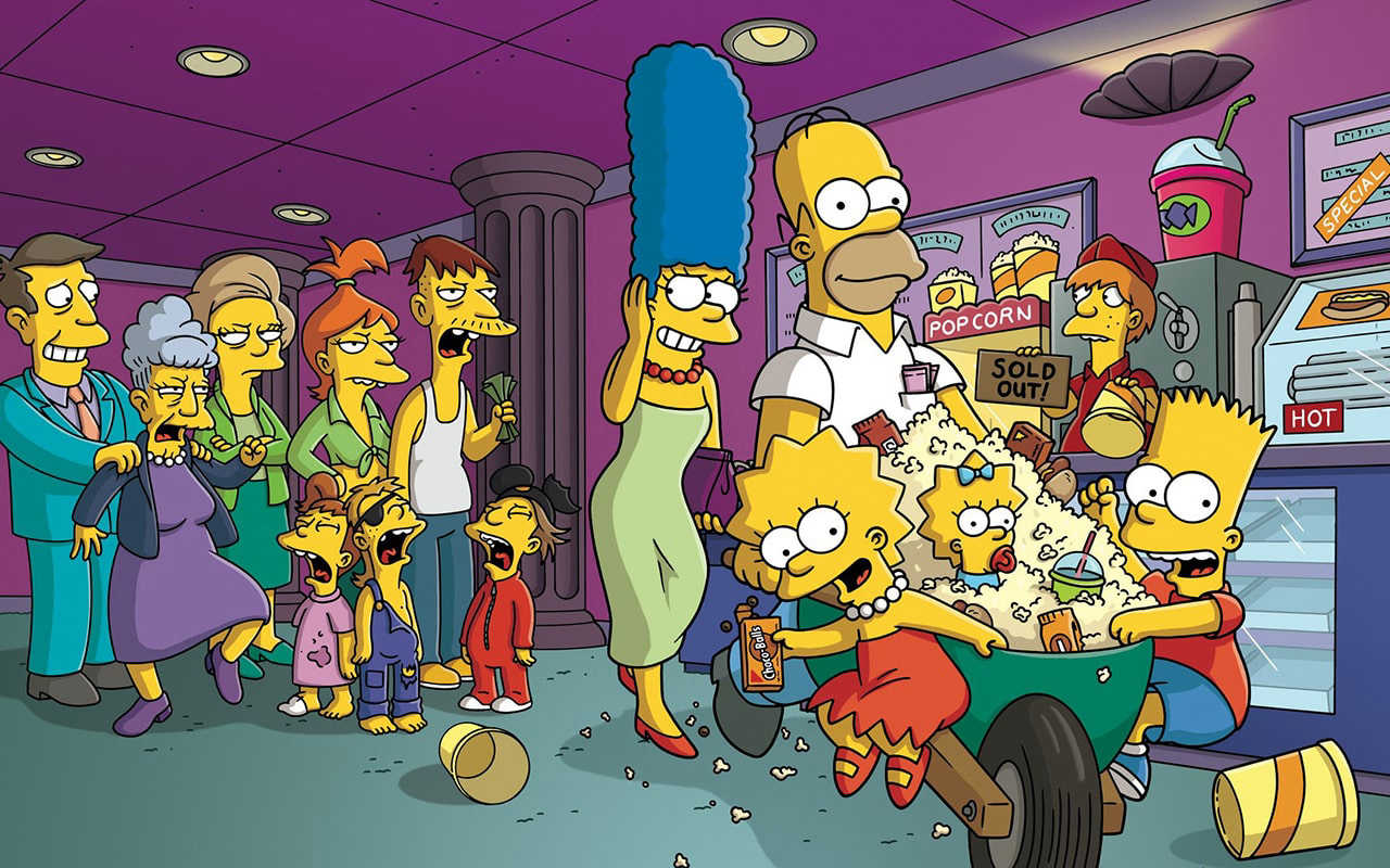 Dessiner la famille Simpson 