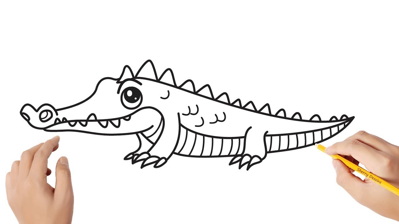 Comment dessiner un crocodile ?