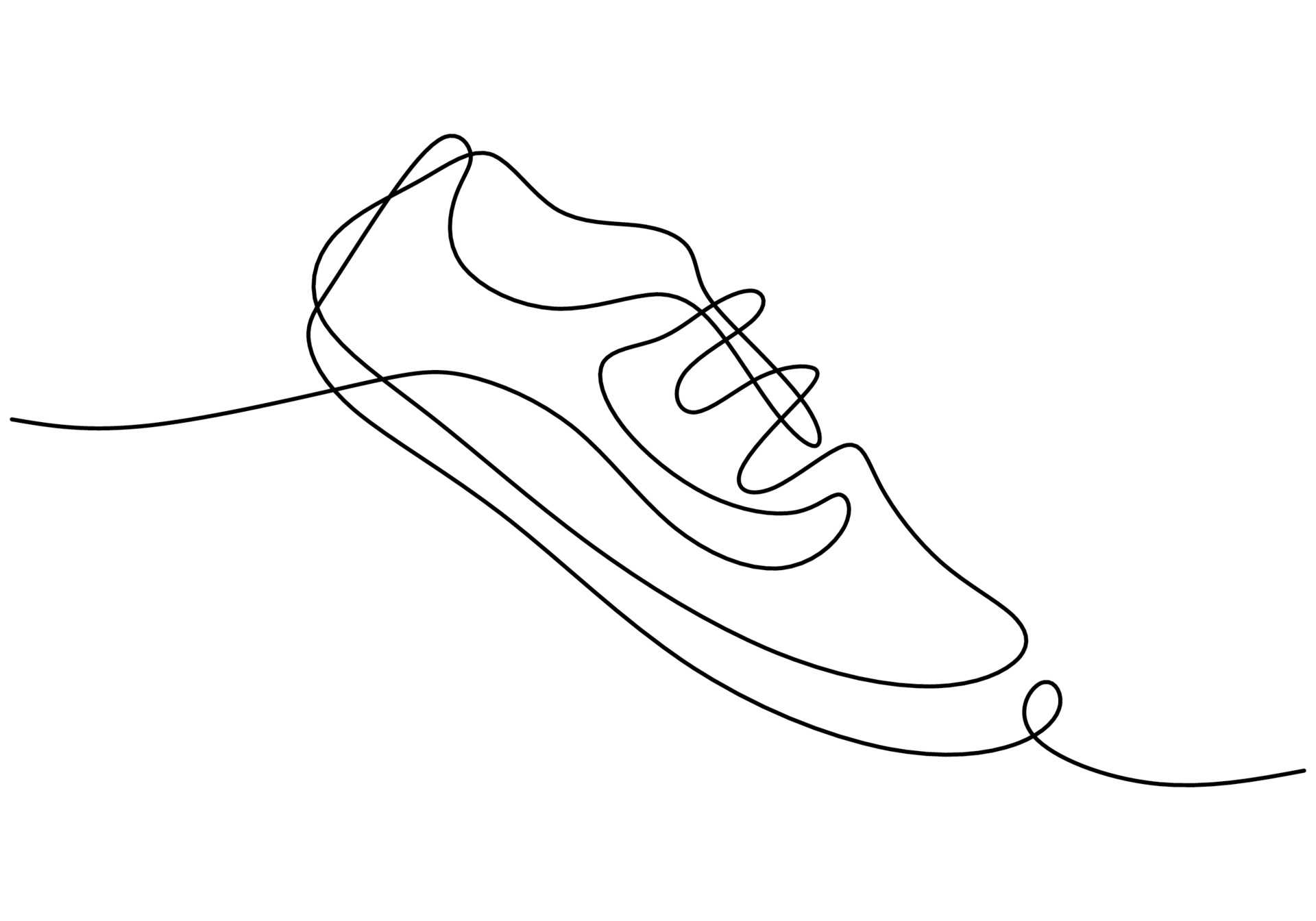 etapes pour dessiner des chaussures