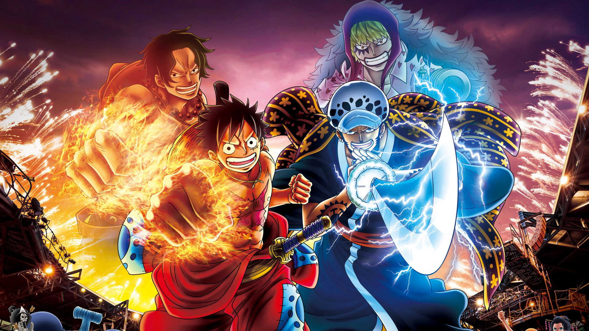 Luffy et personnages One Piece